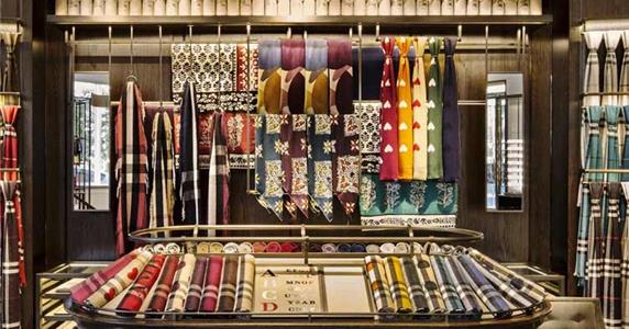 ایده های جذاب دکوراسیون مغازه شال و روسری
