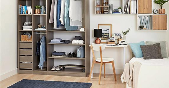 جایگزینی برای کمد دیواری با چند ایده کاربردی و شیک